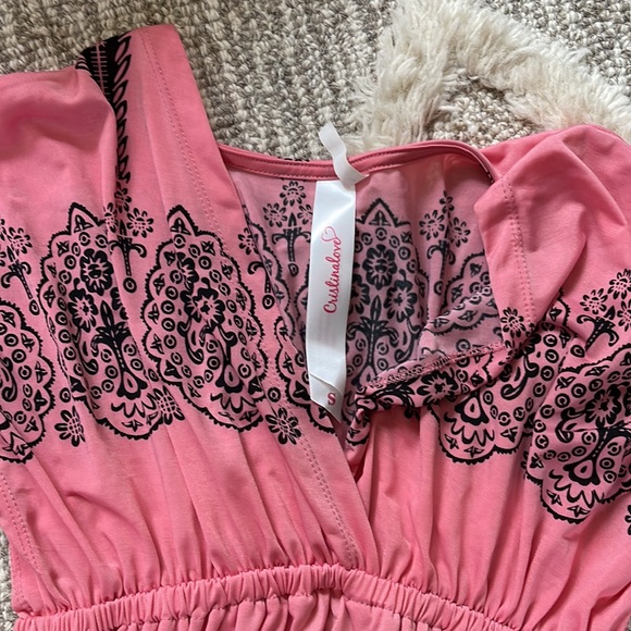 Pink dress, great condition, sz small - Picture 2 of 2